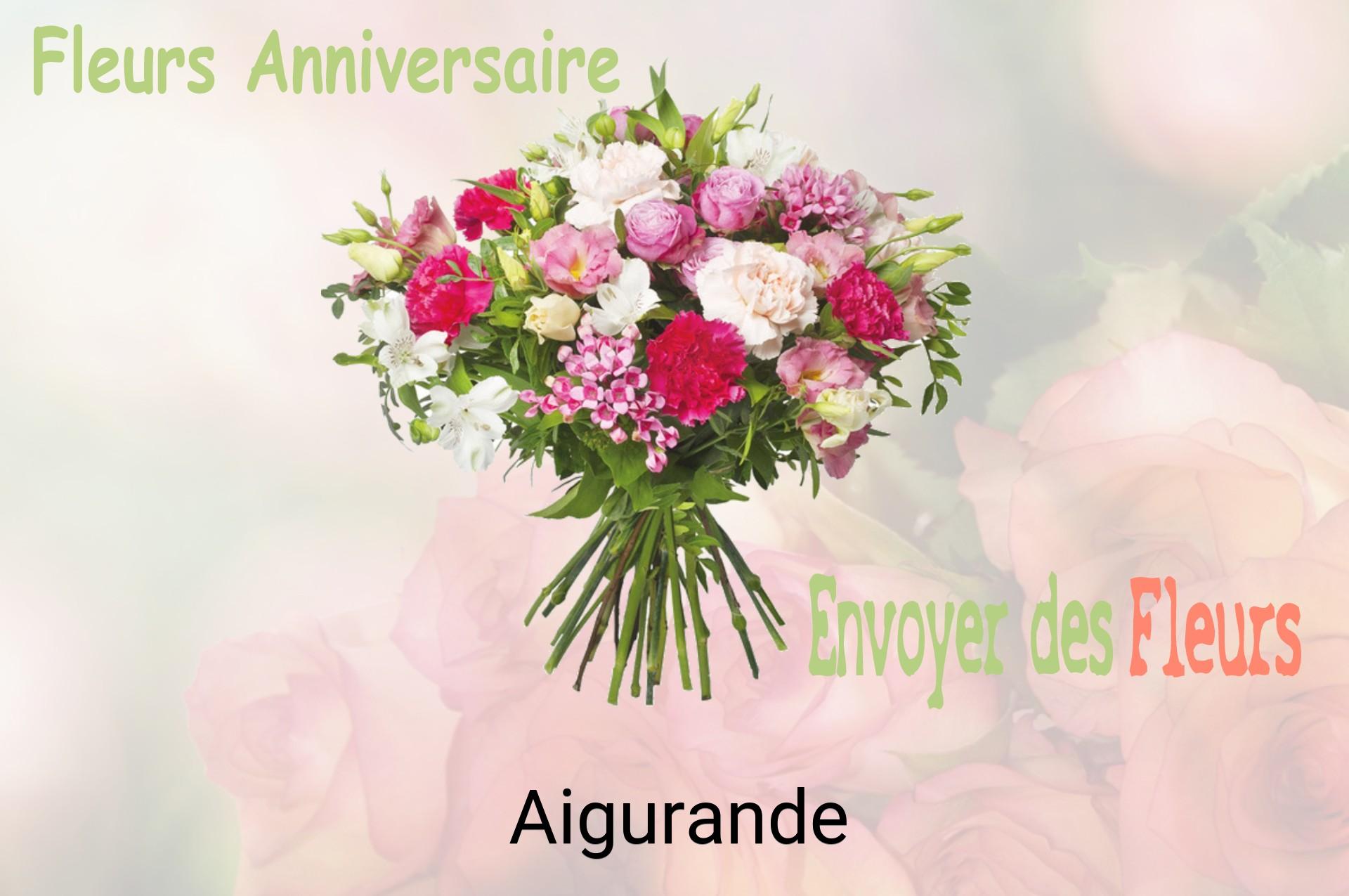 Bouquet de fleurs d’anniversaire livré à Aigurande